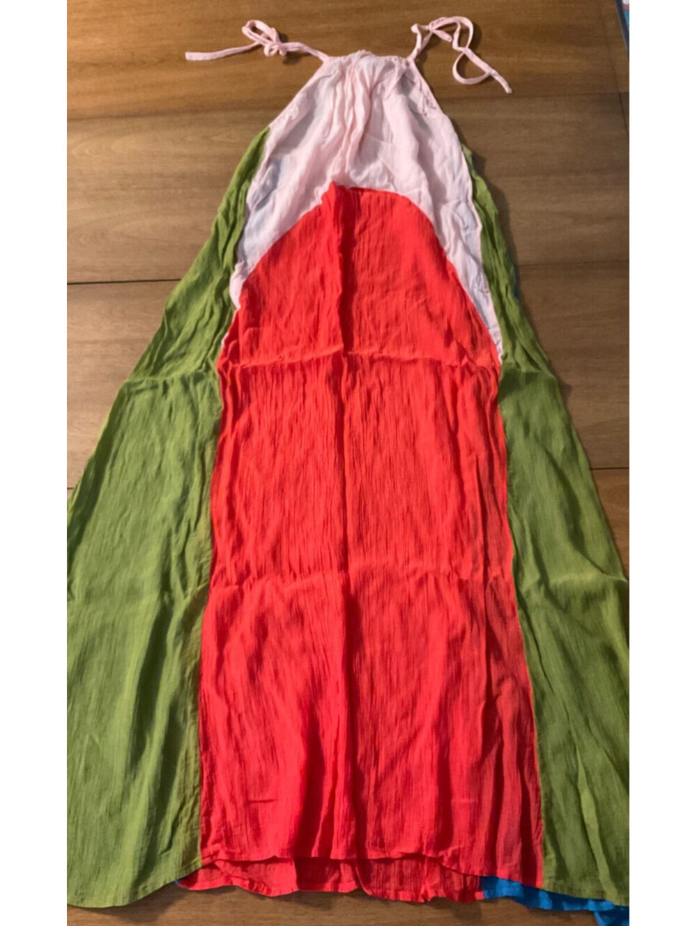 All Saints Aida Colorblock Halter Dress Maxi/Midi Size 4